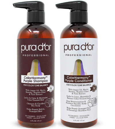 ColorHarmony Purple Shampoo & Conditioner Biotin Set Review