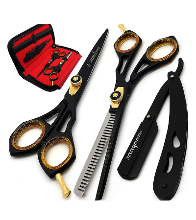 Saaqaans Professional Hair Cutting Scissors Set