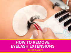 how to remove eyelash extensions